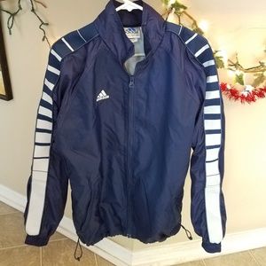 VINTAGE Adidas Racing Stripe 3M Tape Jacket size S